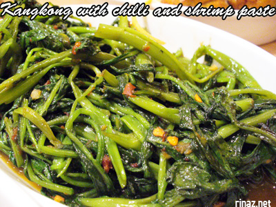 Kangkong with chilli and shrimp paste - Siam Kitchen - Jurong Point