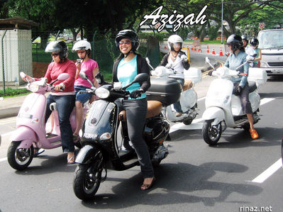 Azizah ET8 Vespa Ladies Ride