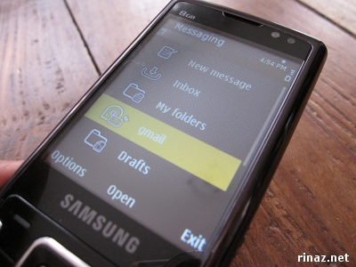 Setting Gmail on Samsung Innov8