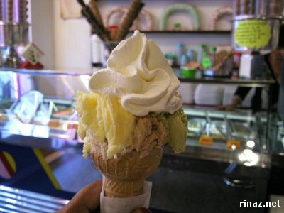 A gelato at Monte Verde